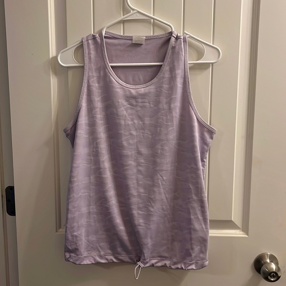 Lavender athletic tank